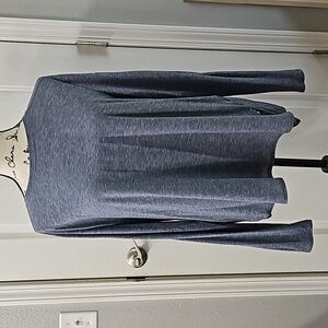 Under armor Large Breath Long sleeve tee, Blue/grey